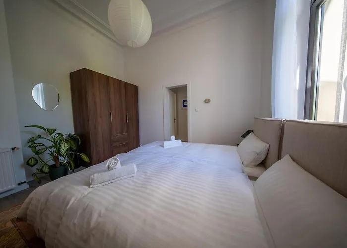 شقة 115 M2 Design-loft Mit 3 Sz, Beamer & Balkon