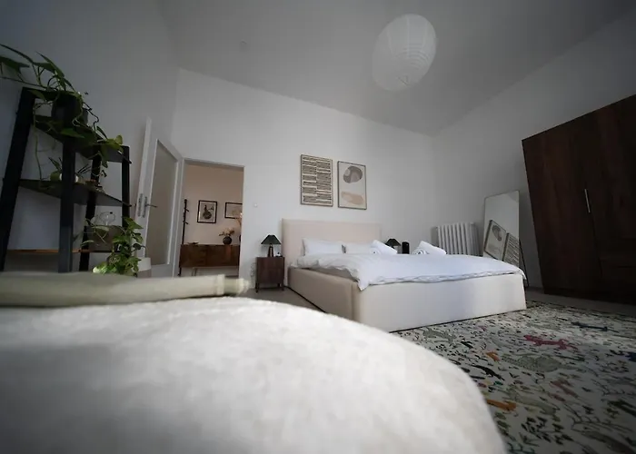 شقة 115 M2 Design-loft Mit 3 Sz, Beamer & Balkon