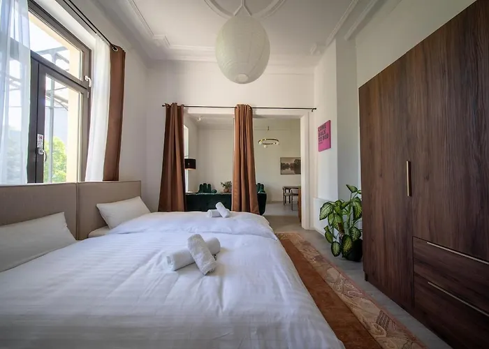115 M2 Design-loft Mit 3 Sz, Beamer & Balkon فرانكفورت