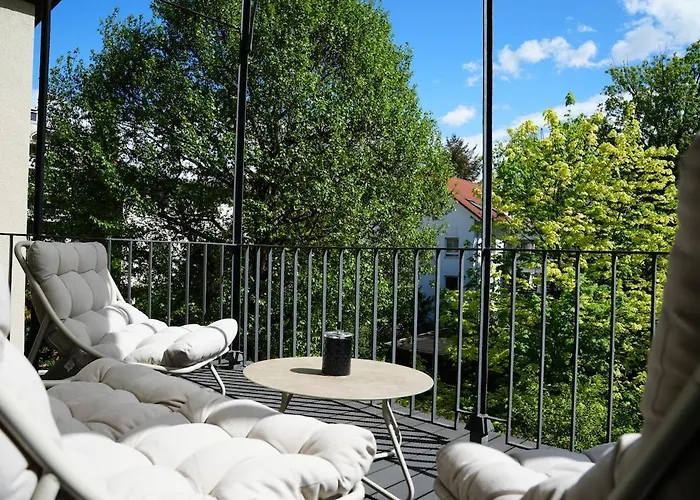 شقة 115 M2 Design-loft Mit 3 Sz, Beamer & Balkon *