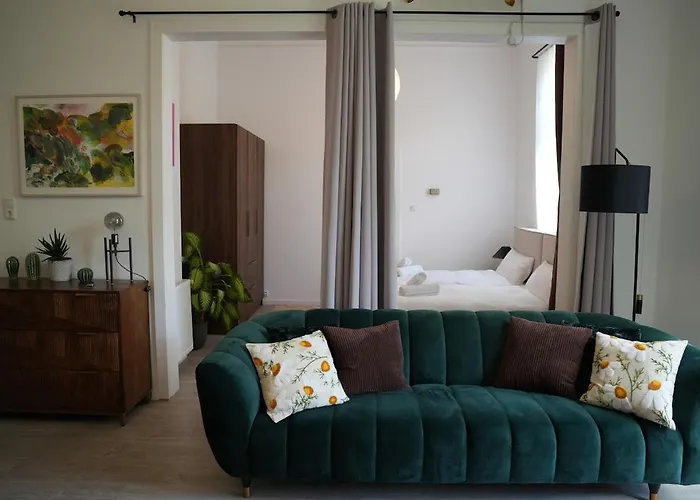 شقة 115 M2 Design-loft Mit 3 Sz, Beamer & Balkon